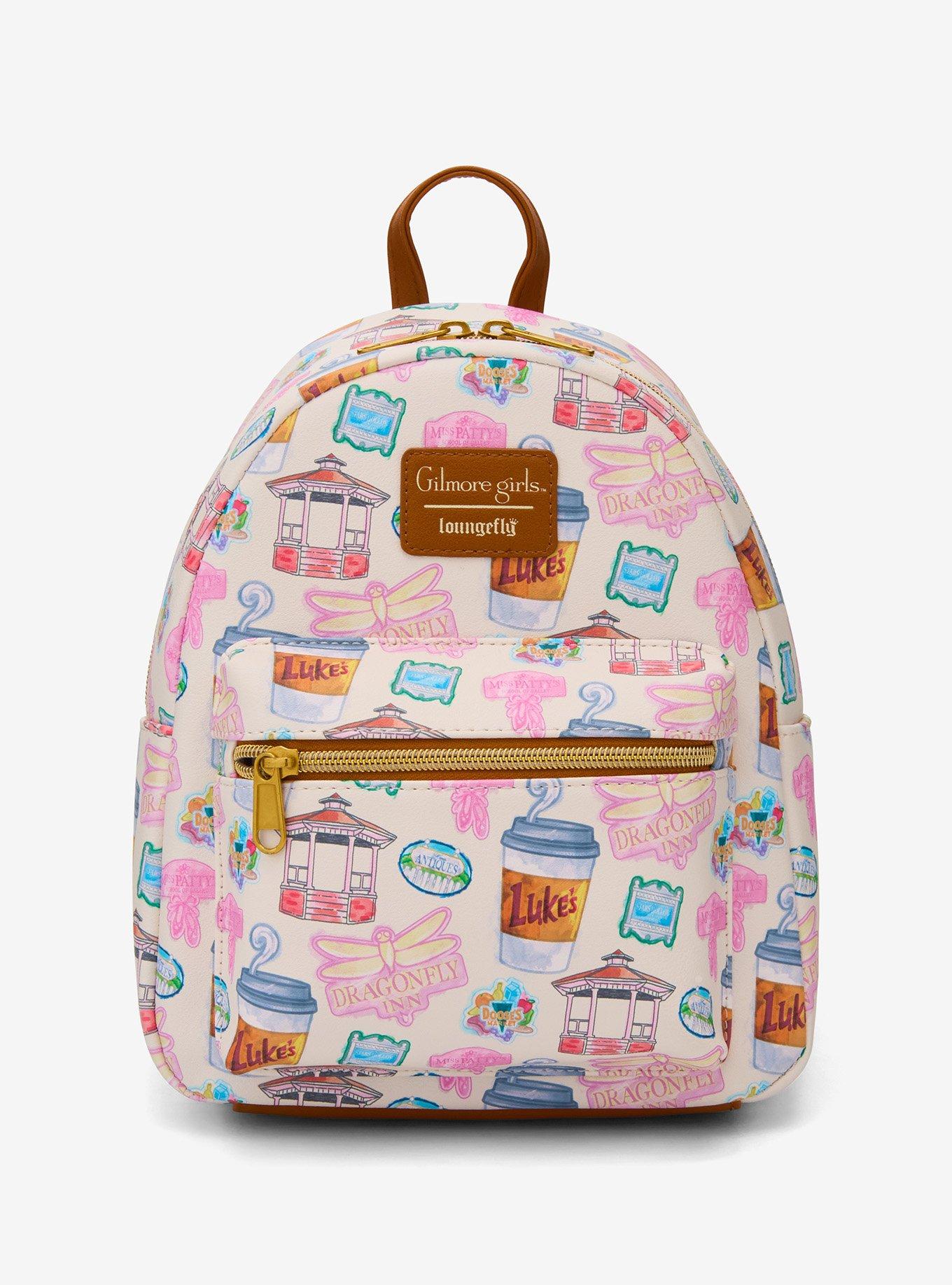 Mini mochila Gilmore Girls con íconos de Stars Hollow