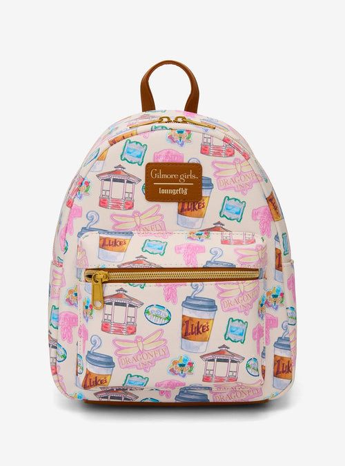 Mini mochila Gilmore Girls con íconos de Stars Hollow