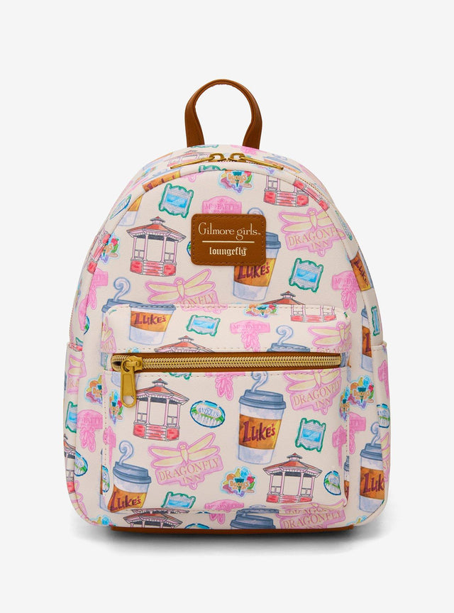 Mini mochila Gilmore Girls con íconos de Stars Hollow