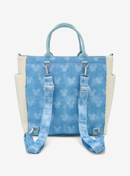 Cartera tote convertible sherpa Mickey Mouse
