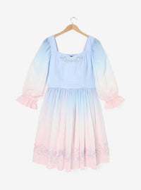 Vestido azul degradado de Glinda - Wicked, tallas grandes