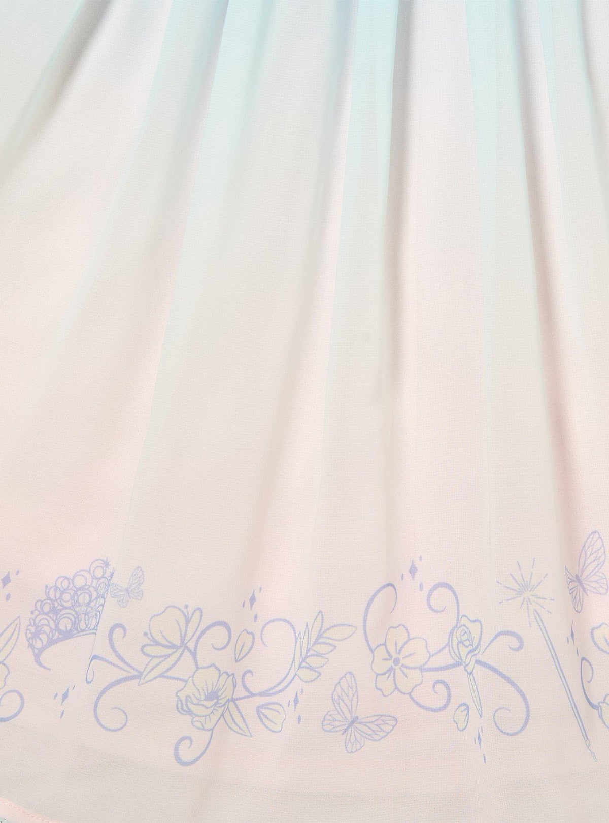 Vestido azul degradado de Glinda - Wicked, tallas grandes