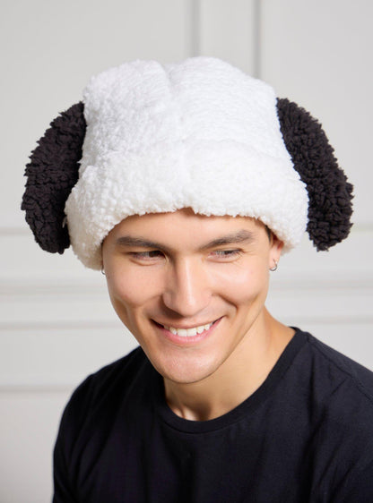 Gorro sherpa con orejas de Snoopy