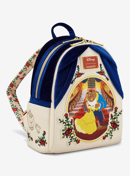Mochila mini de terciopelo Belle y Beast de Beauty and the Beast