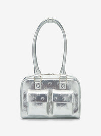 Cartera metálica Loungefly de Mickey y Minnie
