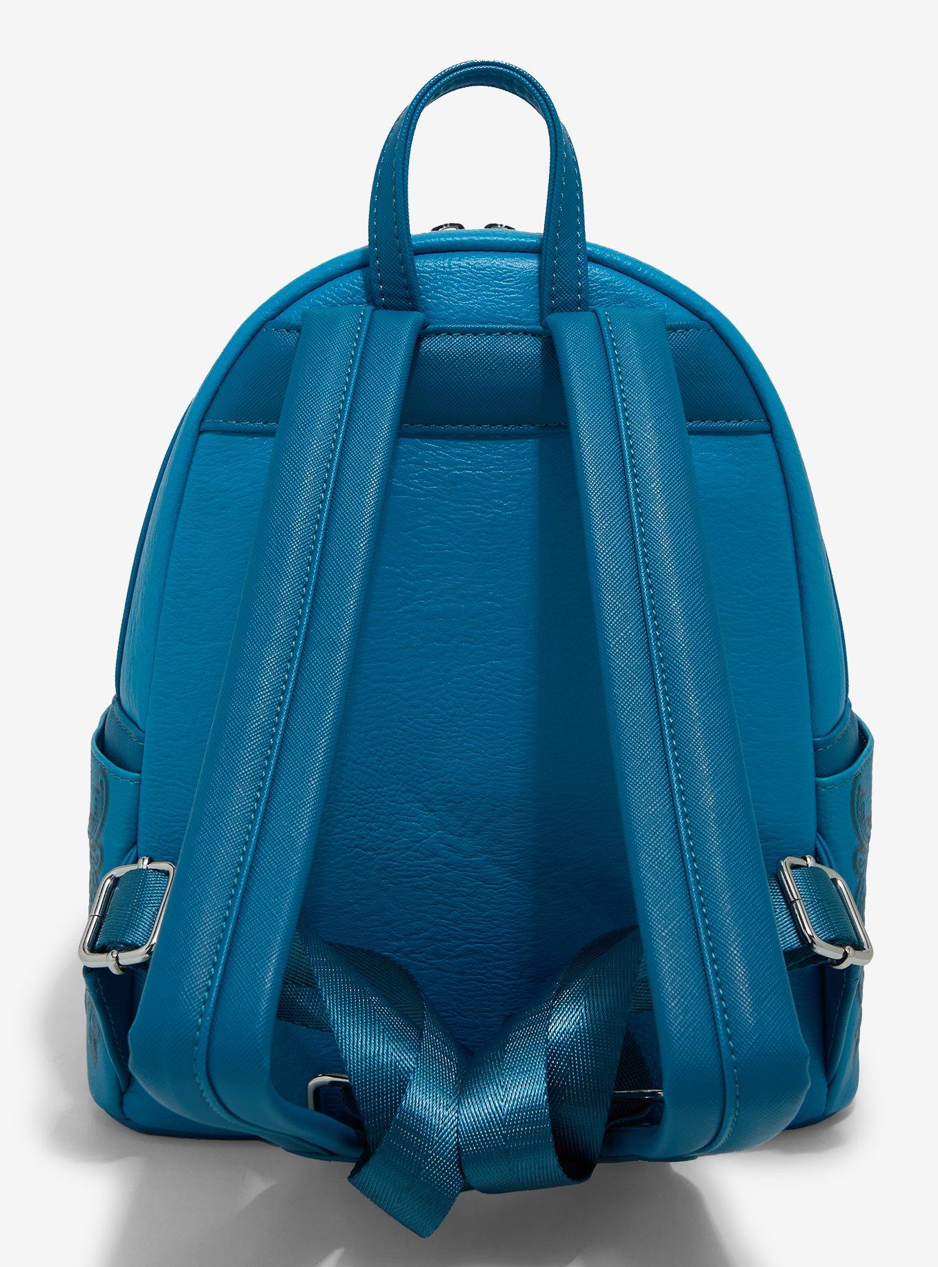 Mochila mini azul con hibiscos Disney Lilo & Stitch