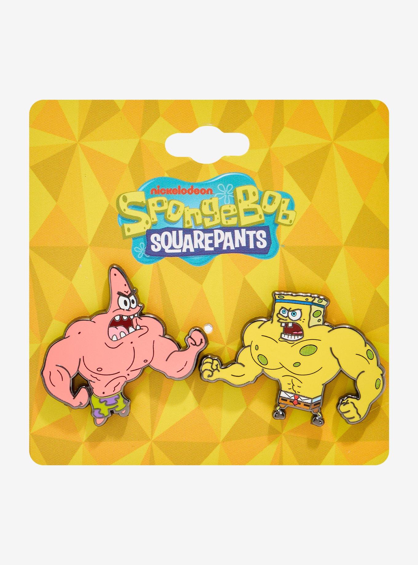 Set de pines esmaltados Patrick y SpongeBob luchadores
