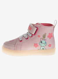 Zapatillas altas con luces Stitch para niñas