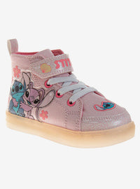 Zapatillas altas con luces Stitch para niñas