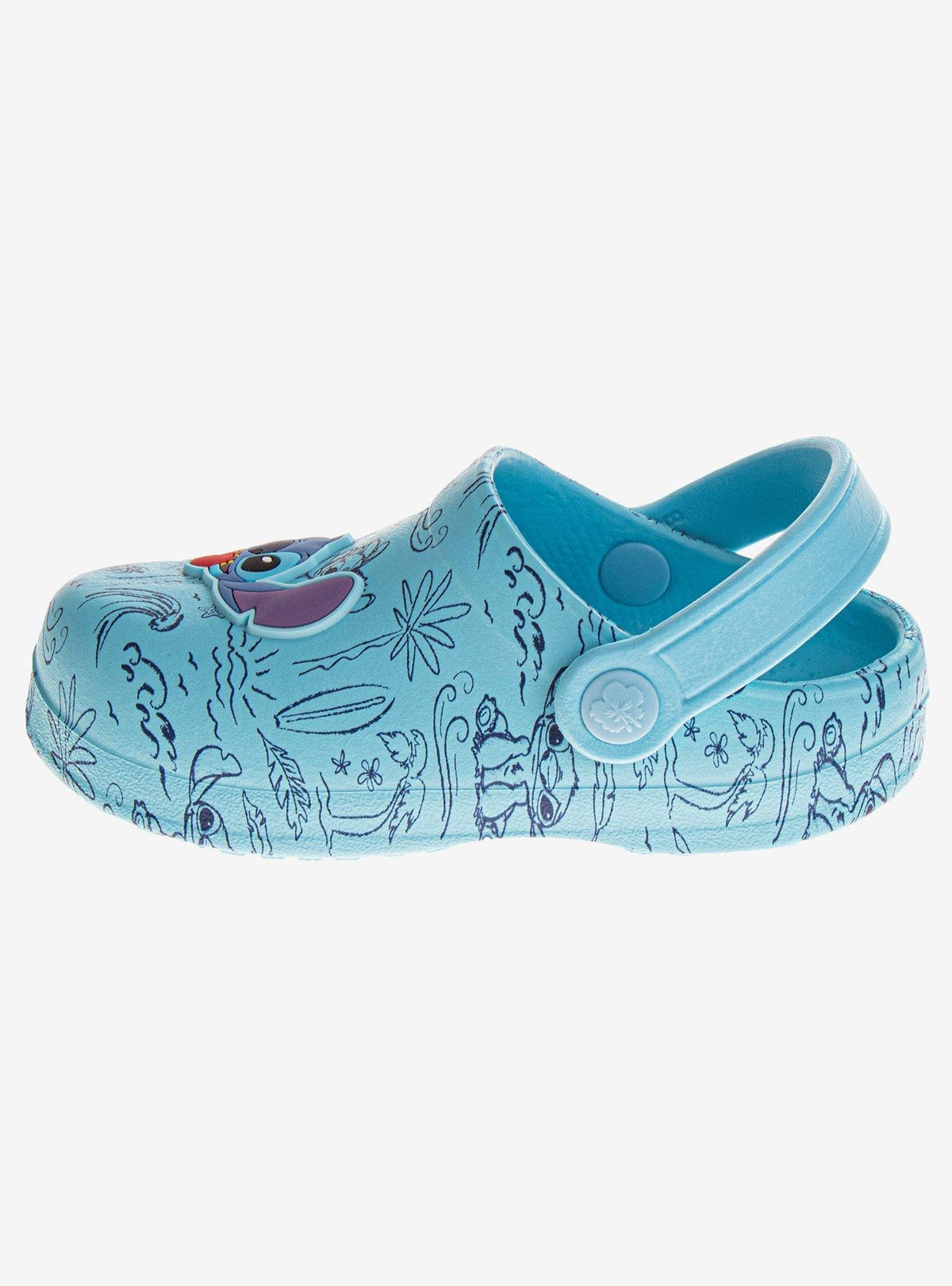 Zuecos Disney de Stitch y Angel para niñas