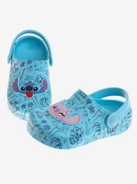 Zuecos Disney de Stitch y Angel para niñas