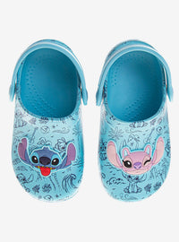 Zuecos Disney de Stitch y Angel para niñas