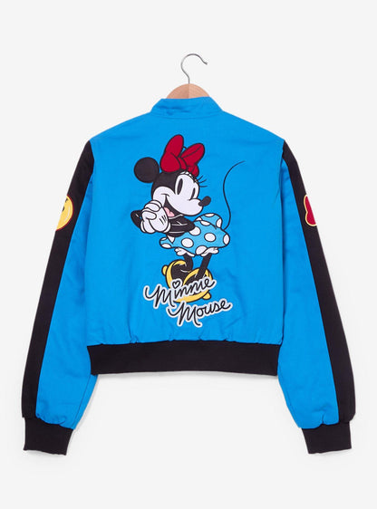Chaqueta moto corta de Minnie Mouse Disney para mujer