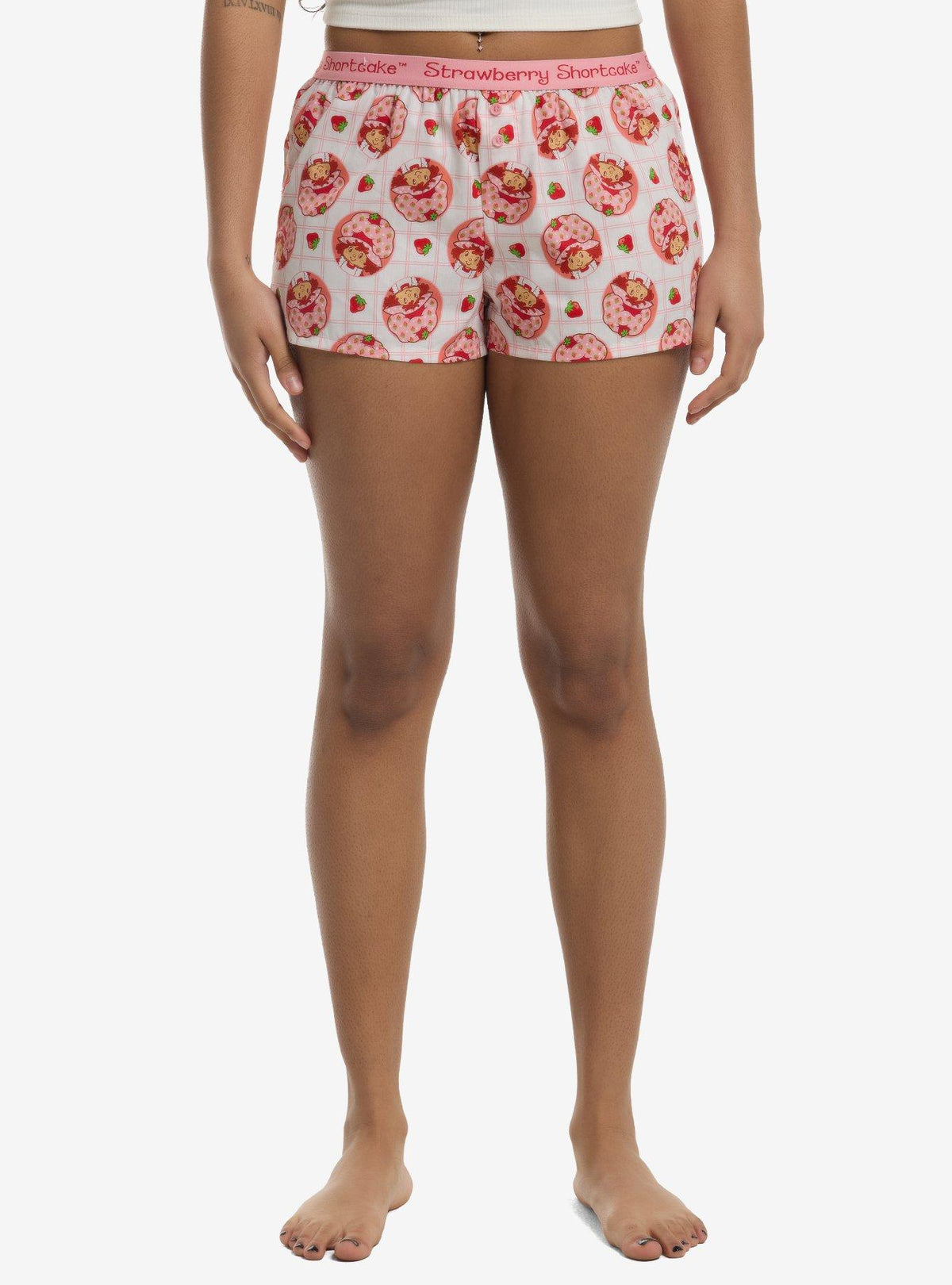 Short de descanso a cuadros Strawberry Shortcake para niñas