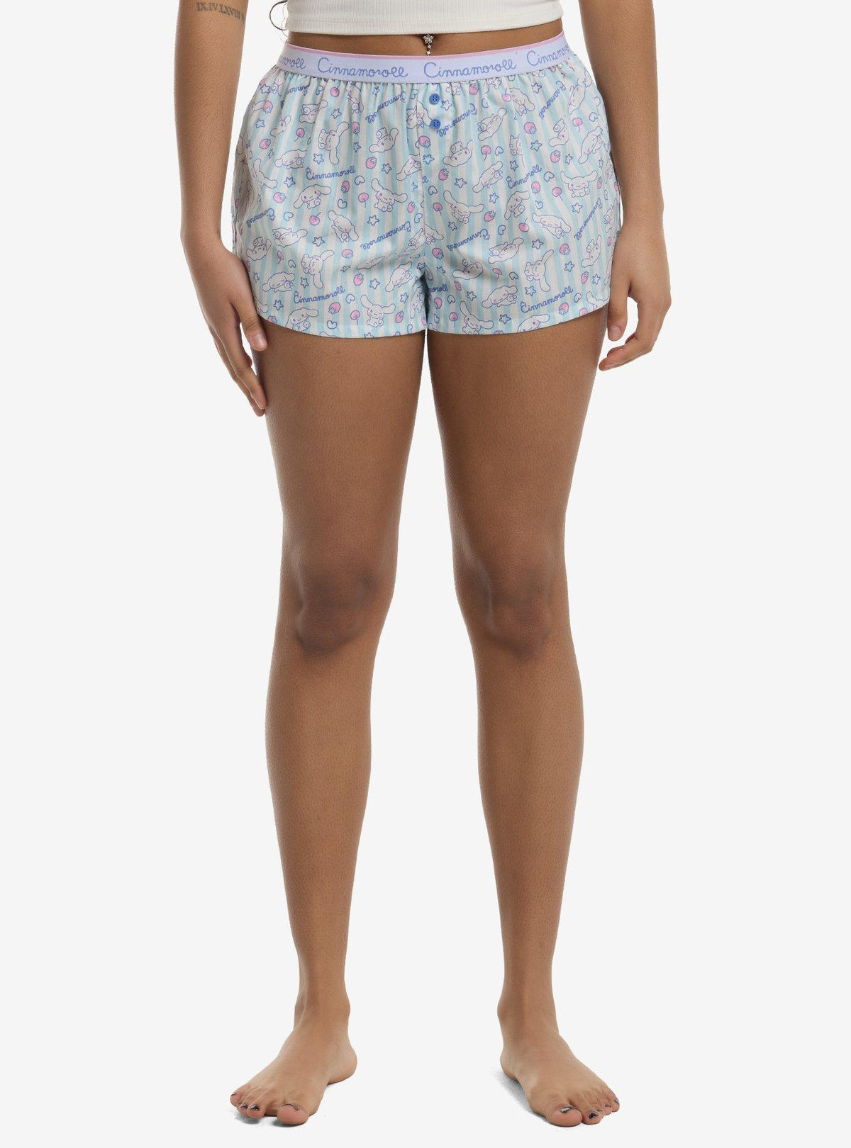 Short tipo bóxer de Cinnamoroll a rayas · Space Store
