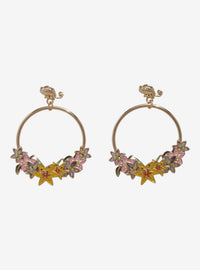 Aros Disney Tangled Rapunzel con flores