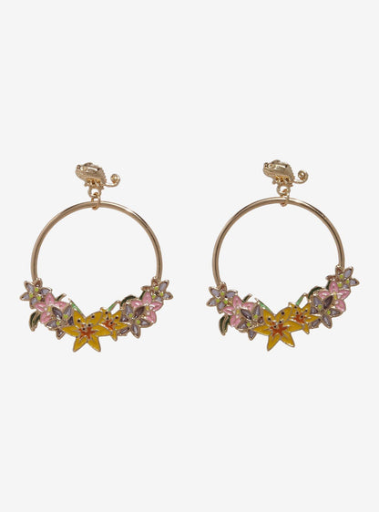 Aros Disney Tangled Rapunzel con flores