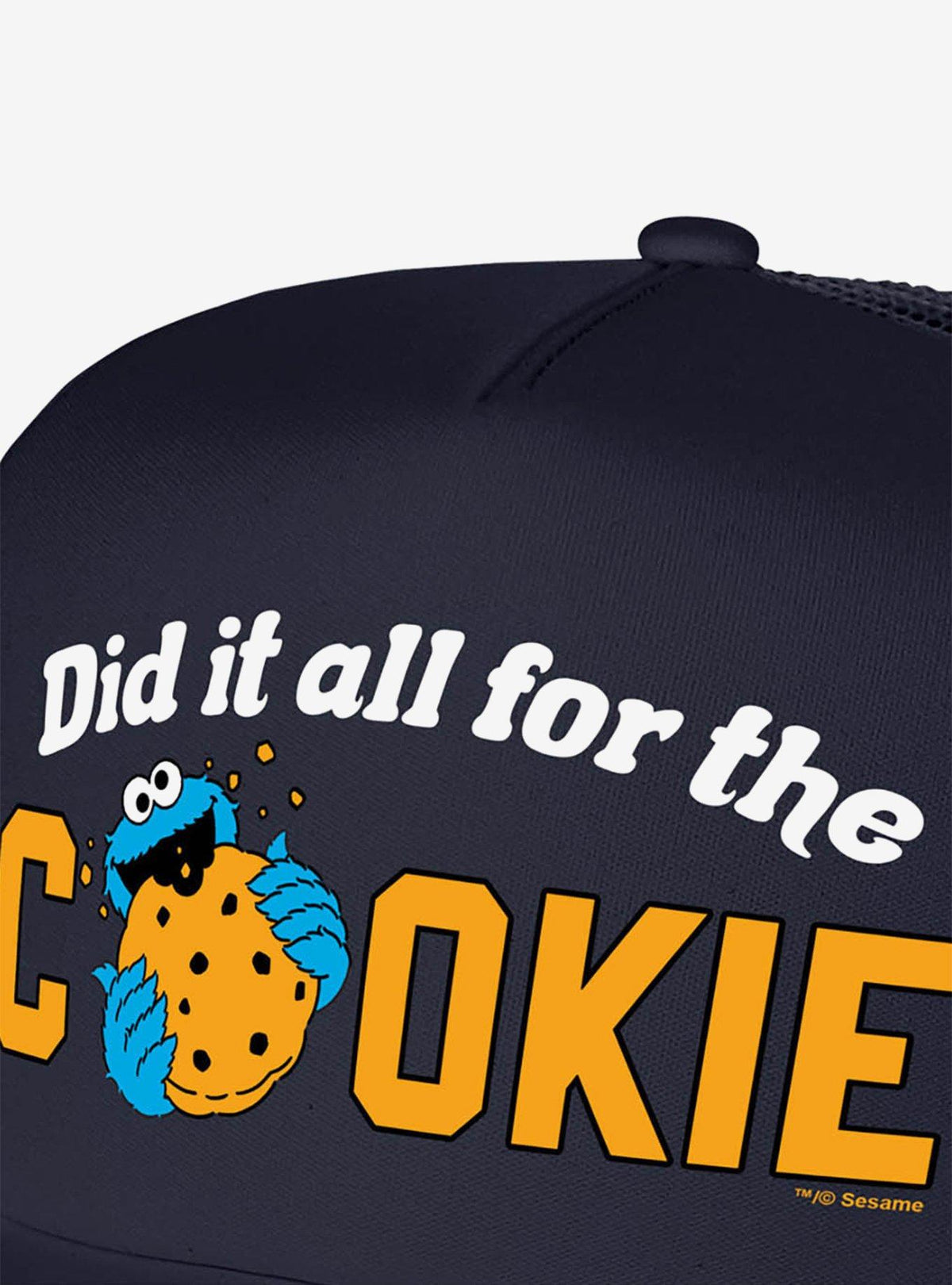 Jockey trucker Sesame Street con Cookie Monster