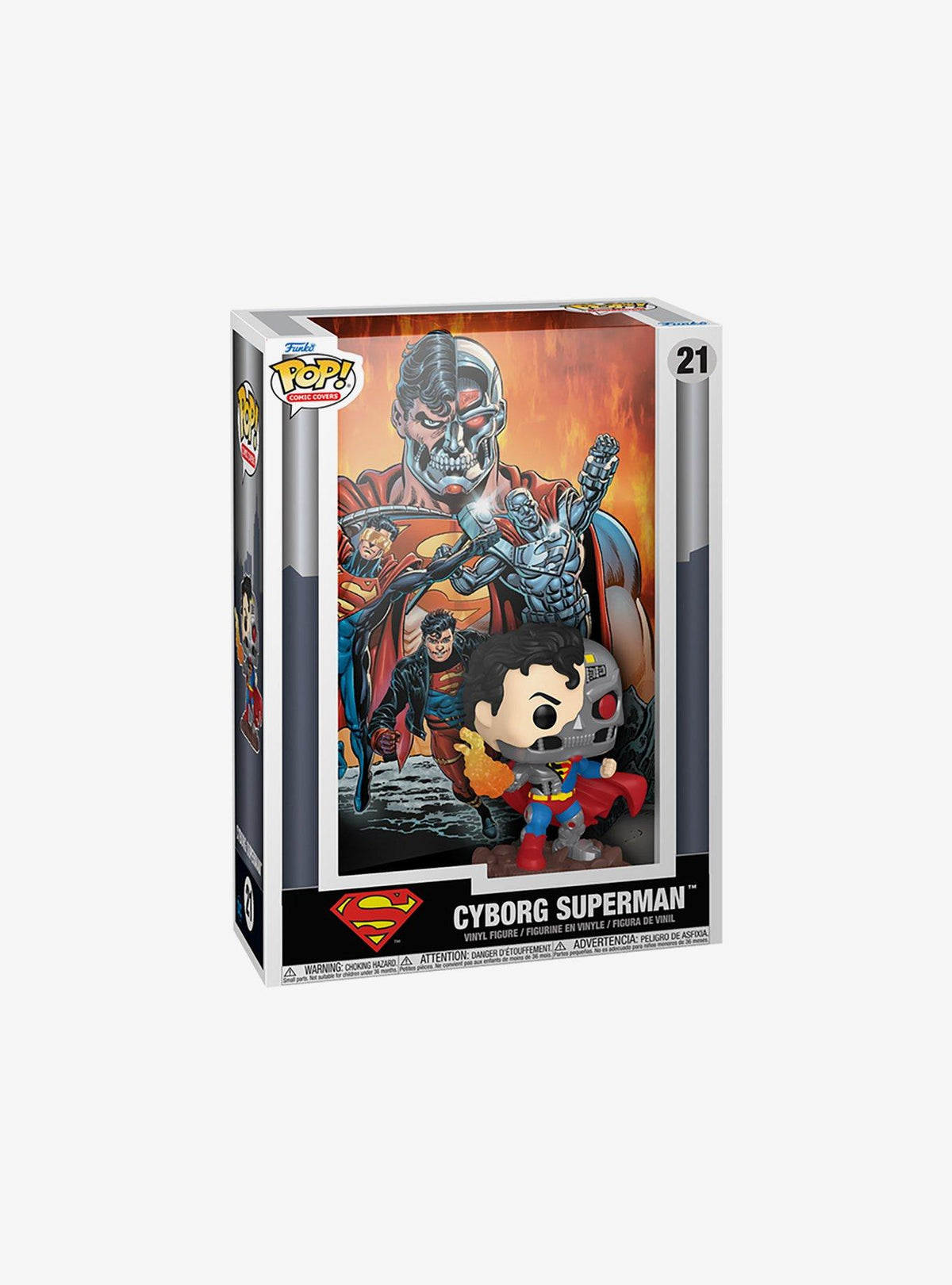 Funko Pop! Cyborg Superman: portada de cómic
