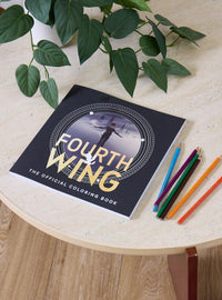 Libro para colorear oficial de Fourth Wing