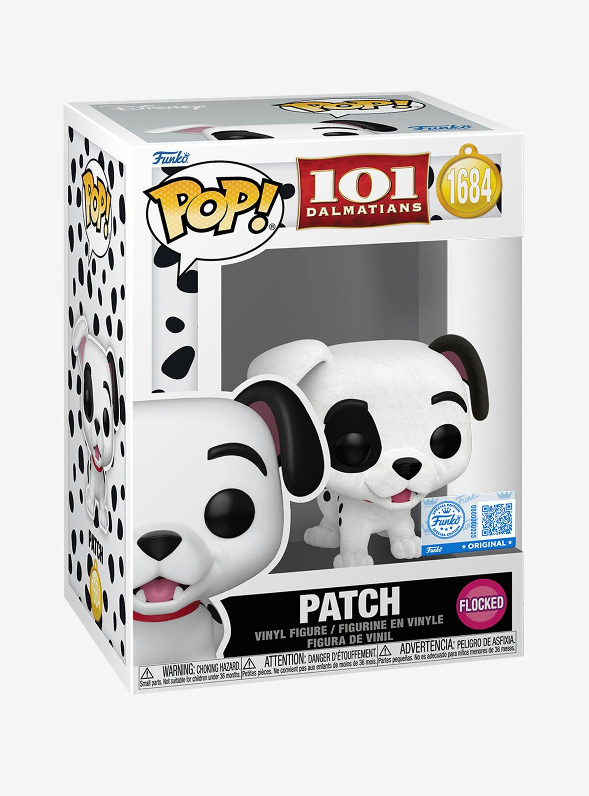 Funko Pop! Patch de 101 dálmatas - figura aterciopelada