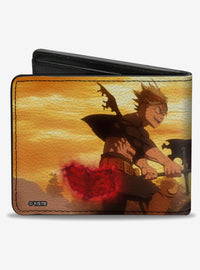 Billetera plegable Black Clover: Asta y Yami