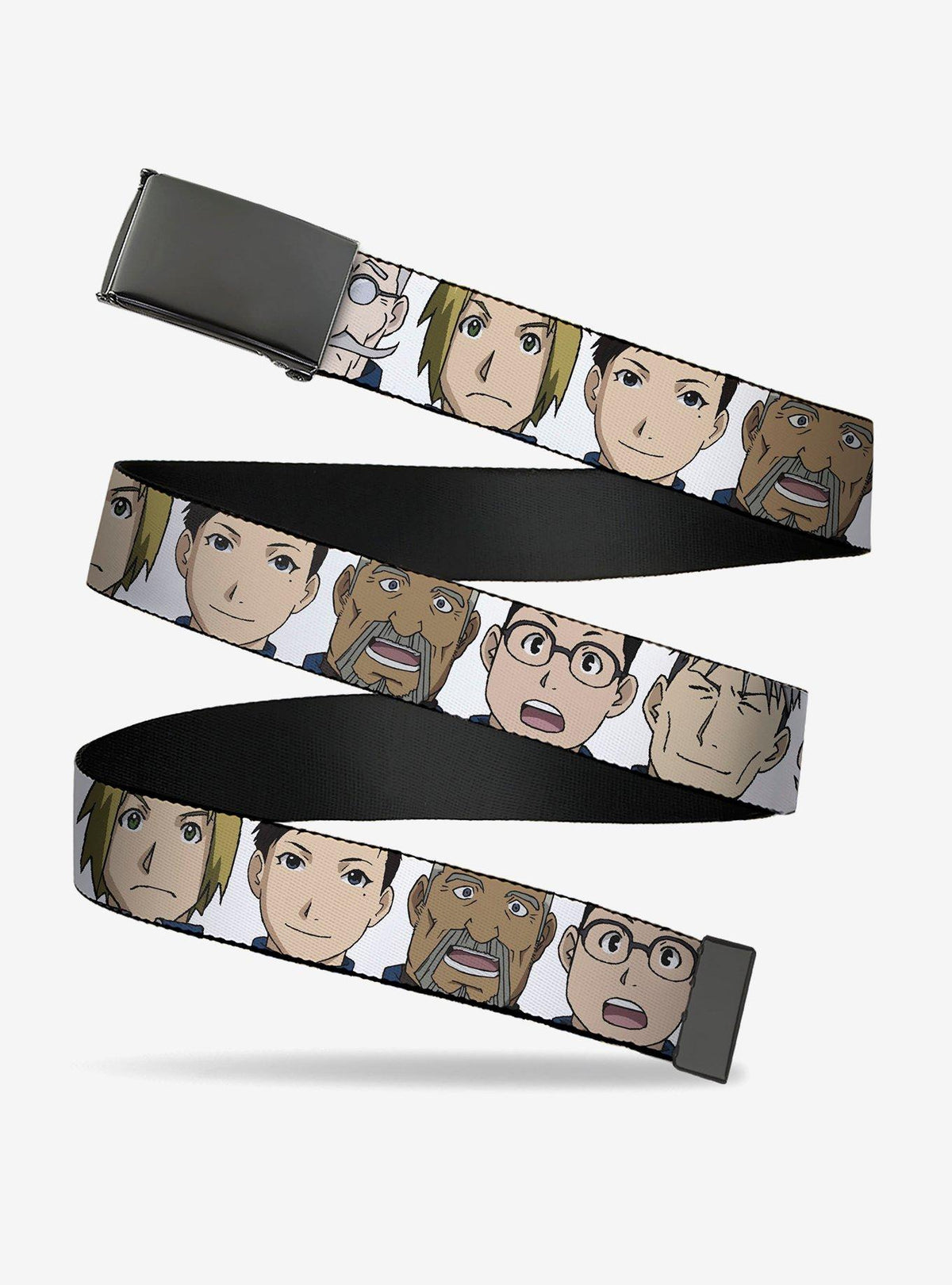 Cinturón Fullmetal Alchemist: Brotherhood de rostros militares