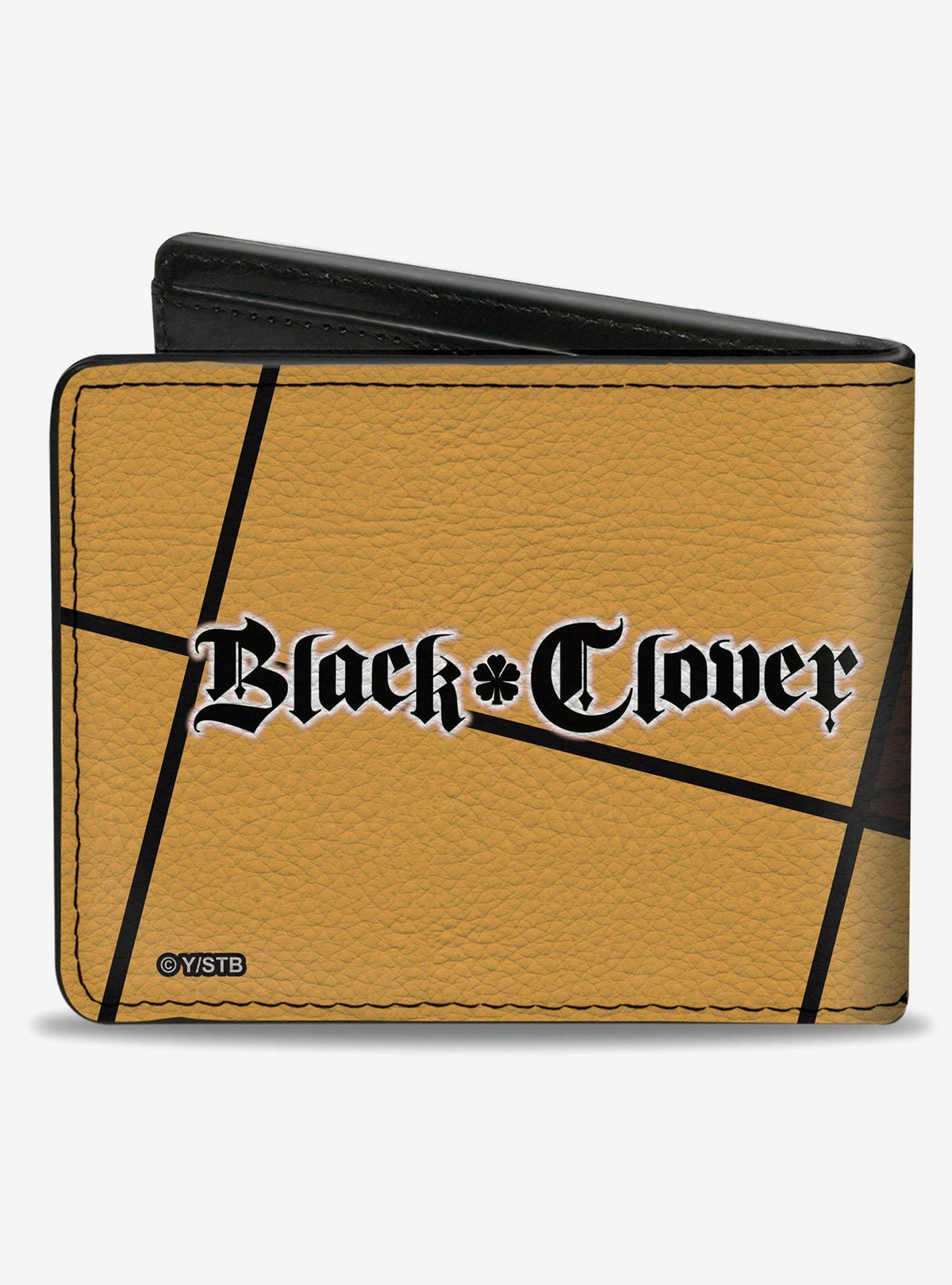 Billetera plegable Black Clover con rostros de personajes