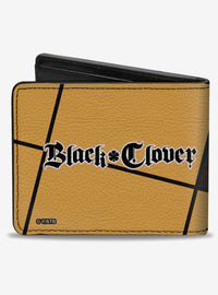Billetera plegable Black Clover con rostros de personajes