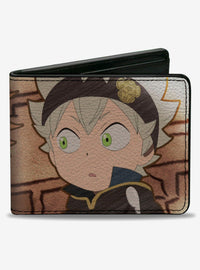 Billetera Black Clover Chibi de Asta y Leopold
