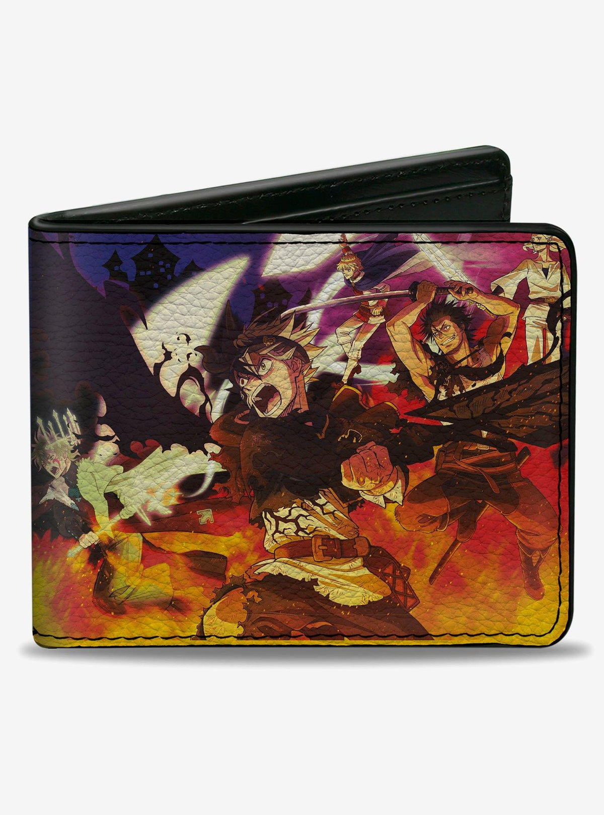 Billetera plegable Black Clover con personajes