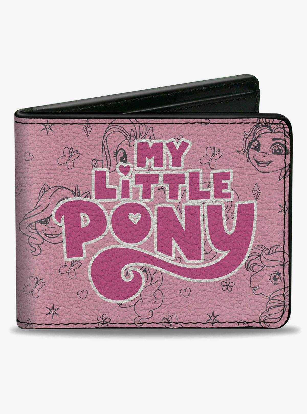 Billetera plegable My Little Pony con pony y marca de belleza