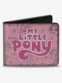 Billetera plegable My Little Pony con pony y marca de belleza