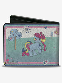 Billetera My Little Pony con escena de tres ponis