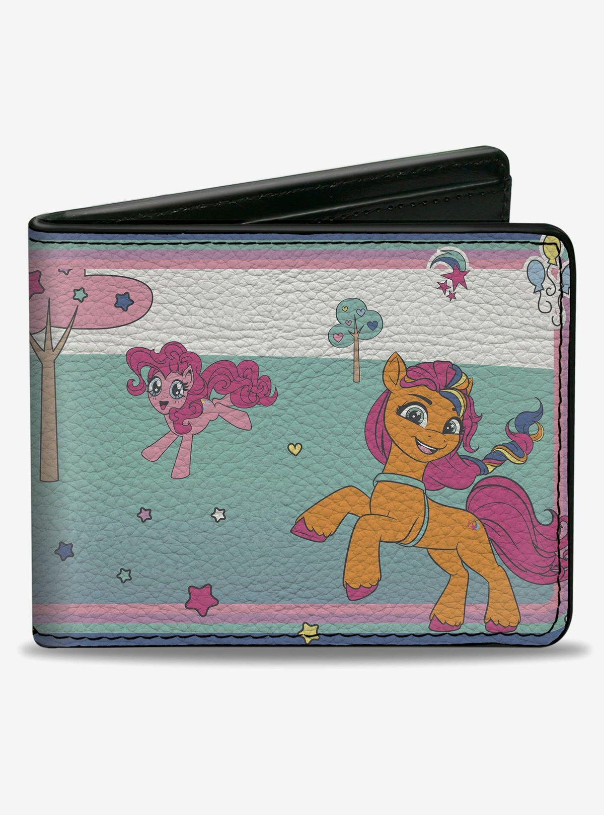 Billetera My Little Pony con escena de tres ponis