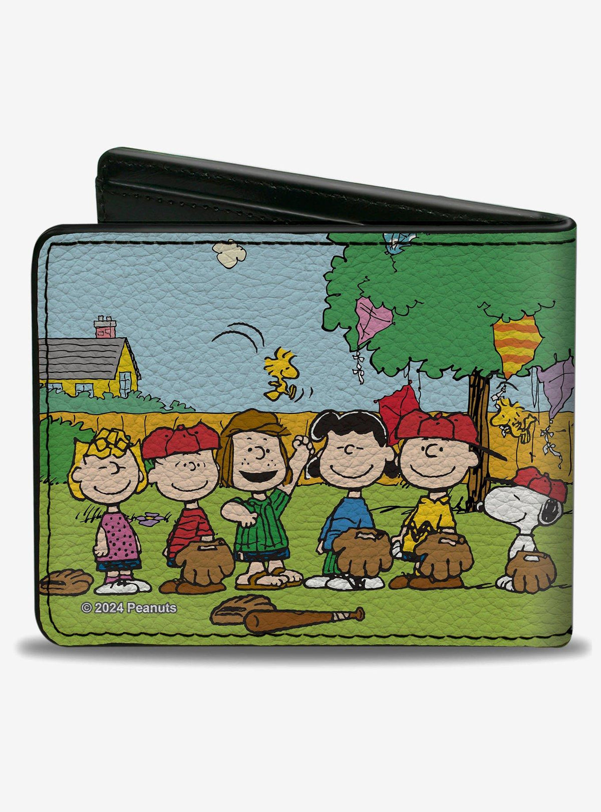 Billetera plegable Peanuts: grupo de béisbol