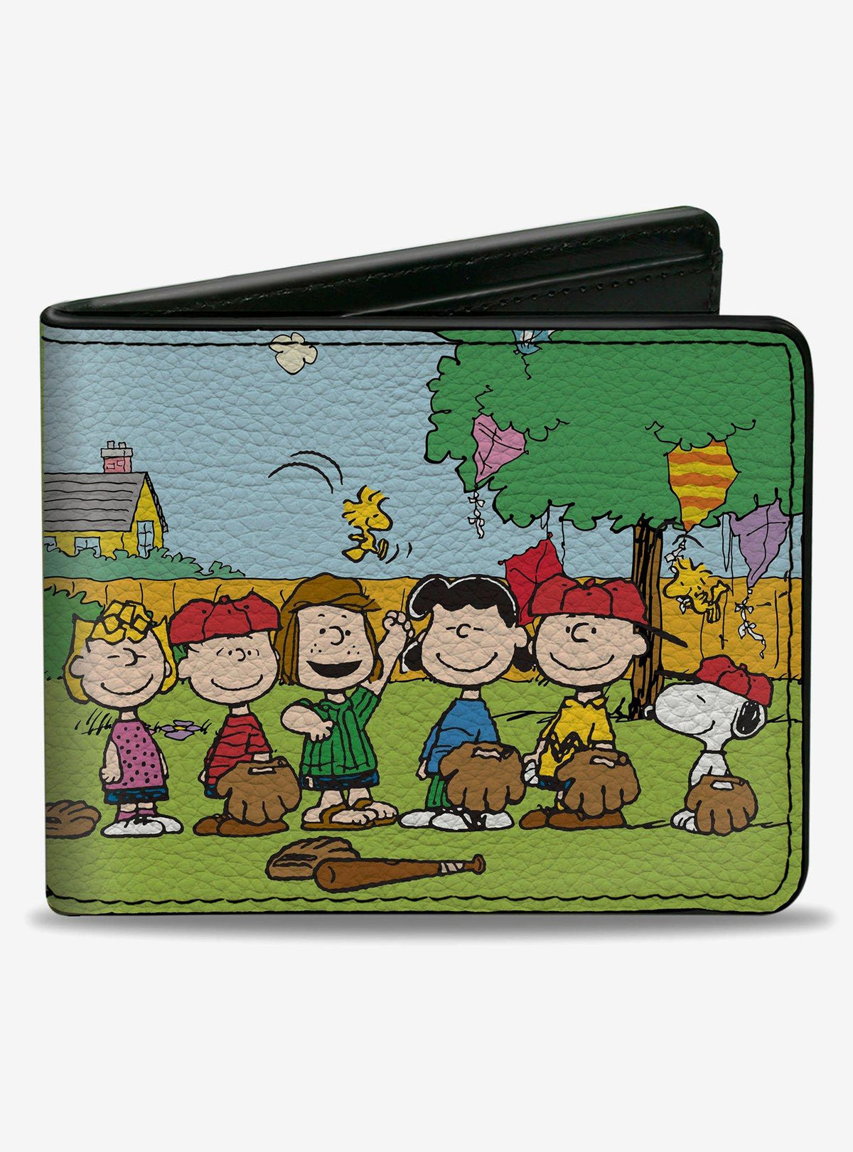 Billetera plegable Peanuts: grupo de béisbol