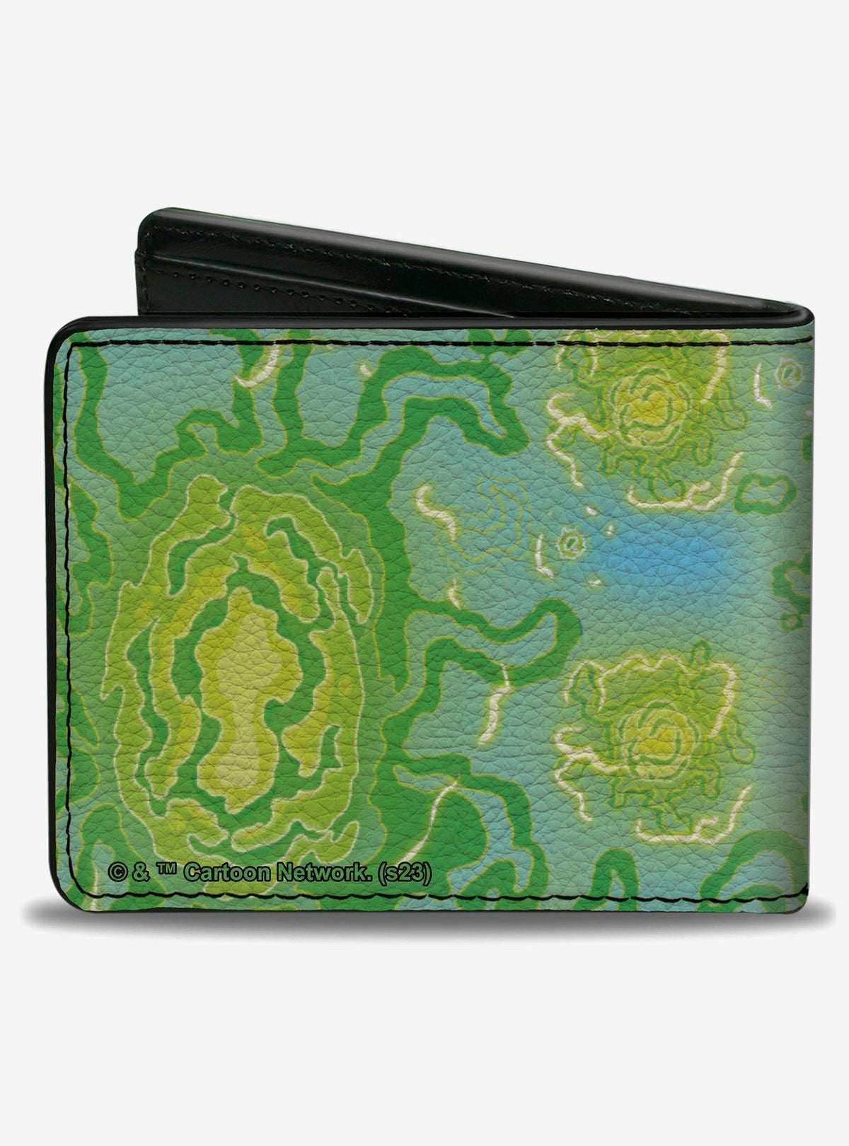 Billetera Rick and Morty con pistola y portales