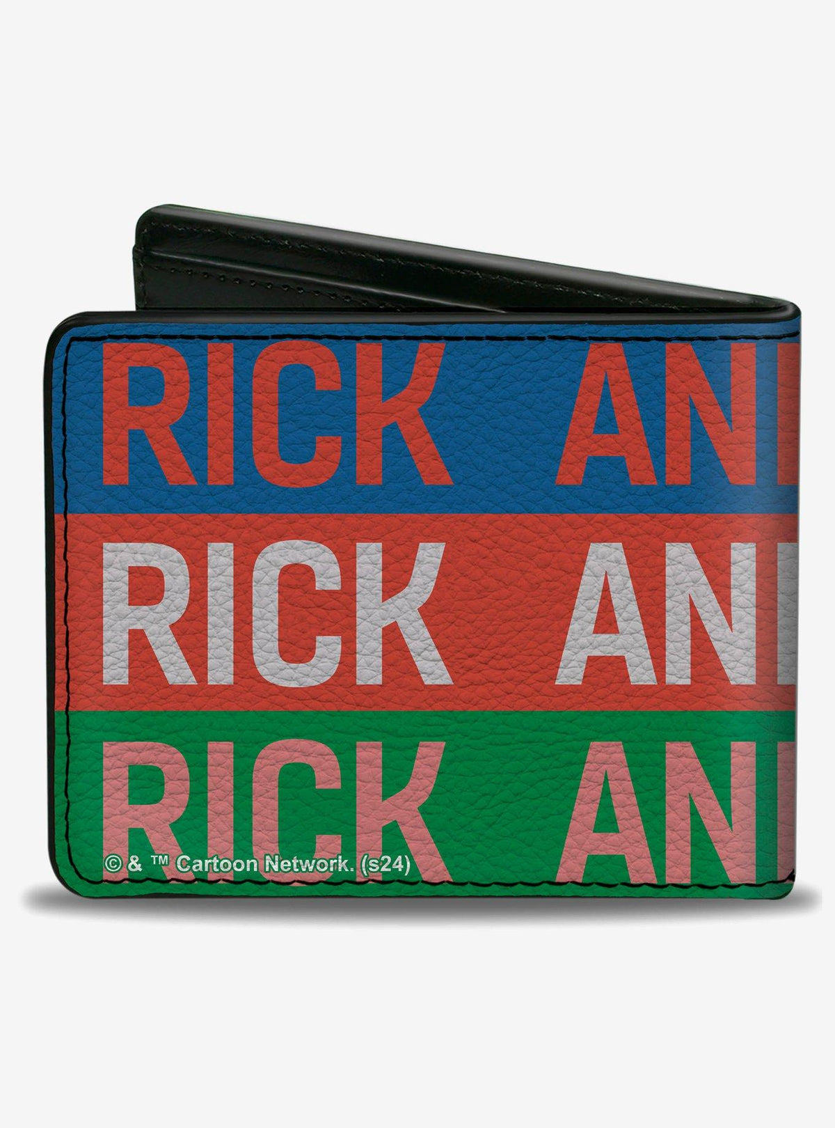 Billetera Rick and Morty con franjas