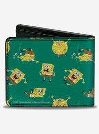 Billetera bifold con poses de SpongeBob SquarePants