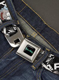 Cinturón Rick and Morty Fear Hole con hebilla tipo cinturón de seguridad