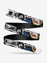 Cinturón Rick and Morty Fear Hole con hebilla tipo cinturón de seguridad