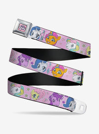 Cinturón con hebilla tipo cinturón de seguridad My Little Pony