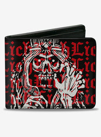 Billetera Dungeons & Dragons con ilustración de lich