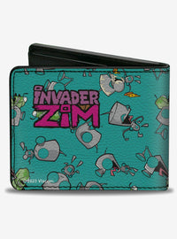 Invader Zim: billetera bifold de GIR