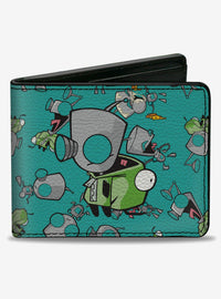 Invader Zim: billetera bifold de GIR