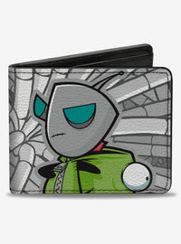Billetera plegable GIR con capucha abajo - Invader Zim
