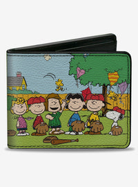 Billetera Peanuts Gang de béisbol