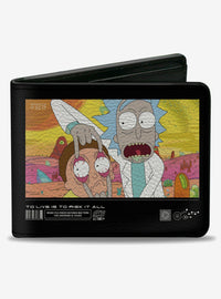 Billetera bifold Rick and Morty: Vivir es arriesgarlo todo