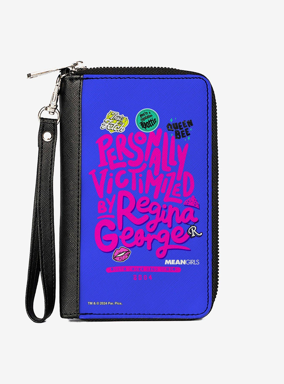 Billetera Mean Girls con cierre y collage de Regina